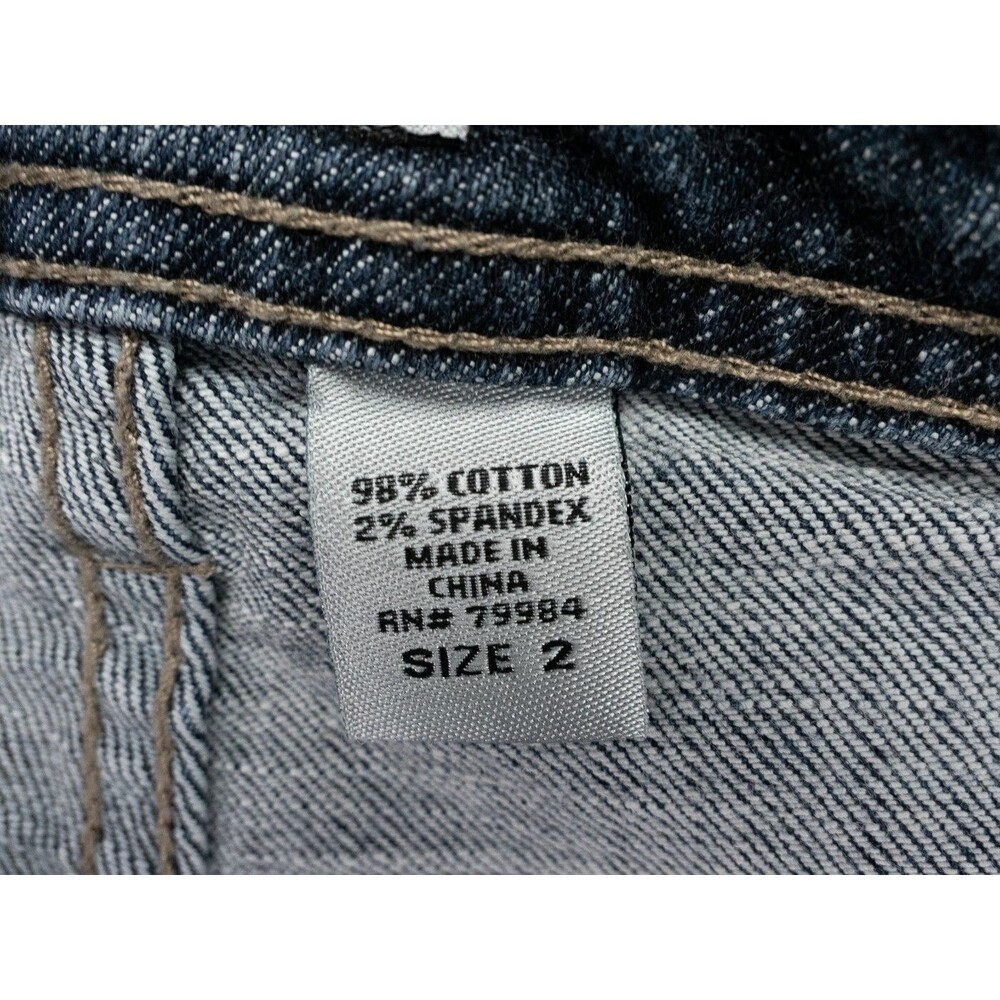 Chico's Jeans Womens 2 (31x30) Blue Straight Platinum Quartz RG Stretch Denim - Picture 2 of 13